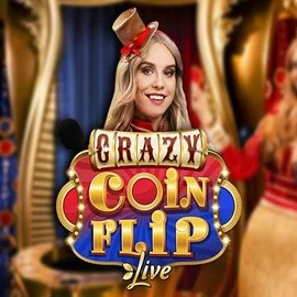 Crazy Coin Flip logo by Evolution Fieryplay Casino
