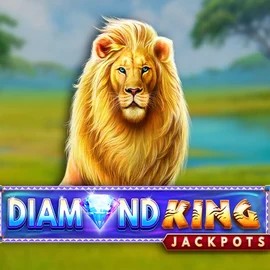Diamond King Jackpots online game logo by SpinPlay Games on fierysplay.com