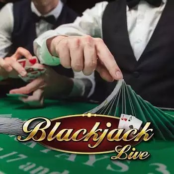 Live Blackjack by Evolution, showcased at fierysplay.com – game logo