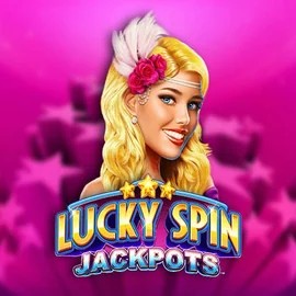 Lucky Spin Jackpots slot logo by Novomatic at Fieryplay Casino