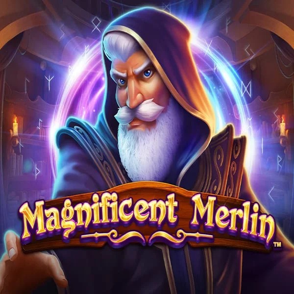 Magnificent Merlin by Greentube, showcased at fierysplay.com – game logo