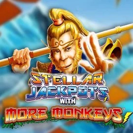Stellar Jackpots with More Monkeys casino game by Lightning Box Game – featured logo at Fieryplay Casino