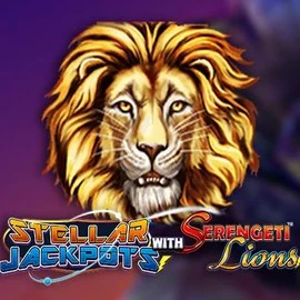 Stellar Jackpots with Serengeti Lions logo – Jackpots by Lightning Box Game at Fieryplay Casino