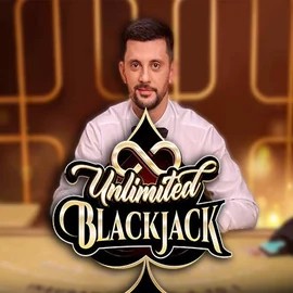 Unlimited Blackjack logo by Ezugi Fieryplay Casino